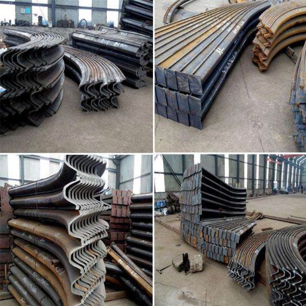 29u礦用u型鋼棚 可伸縮u型鋼支架 金屬拱棚定制 承載力大